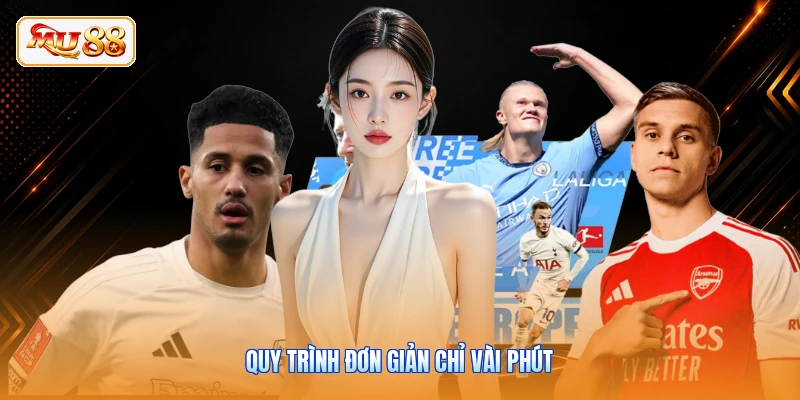 Quy trình đơn giản chỉ vài phút